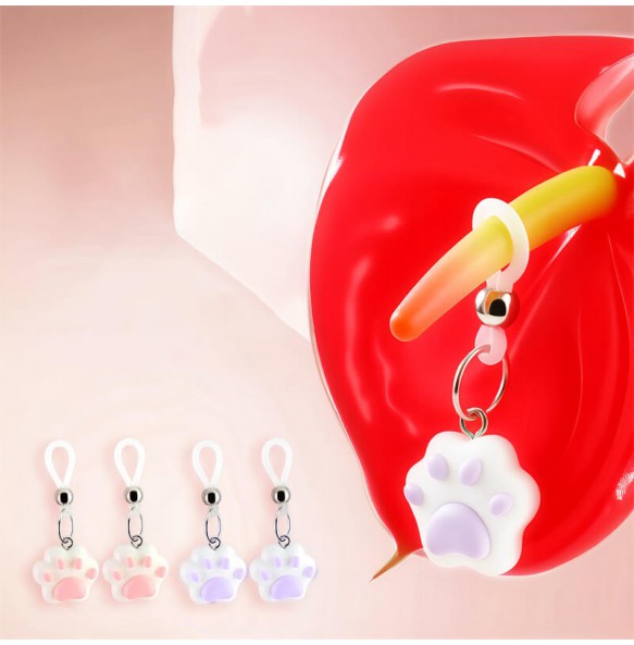 MizzZee - Kitty Paw Nipple Clamps (Purple)